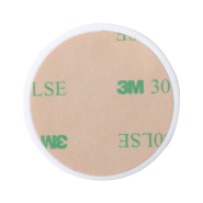 Porte téléphone portable en plastique - autocollant au dos - couleur blanche - 8,4g_2