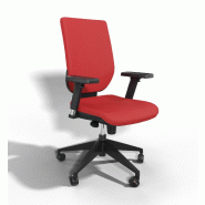 Siège de bureau Tertio  avec translation d'assise - Sokoa - Rouge, Réglable hauteur_2