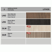 Table de réunion carrée Lithos - Dellarovere - Noyer_2