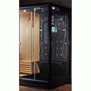 COMBI SAUNA DOUCHE HAMMAM BOREAL® SH220-G-BLACK EDITION - GAUCHE_2