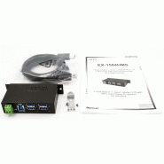 EXSYS EX-1504HMS Hub USB 3.2 Gen1 métallique géré à 4 ports, avec protection de surtension 15KV EDS_2