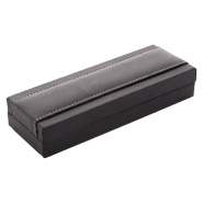 Parure stylo à bille et roller - finition mate noire - encre bleue - marque André Philippe_2