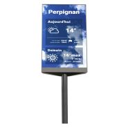 Ecran led couleurs sur pied extérieur_2