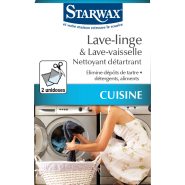 Nettoyant détartrant lave-linge et lave-vaisselle STARWAX - 2 x 75 g - Fabrication française_2