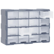 Vidaxl organisateur multi-tiroirs avec 16 tiroirs centraux 52x16x37 cm 149602_2