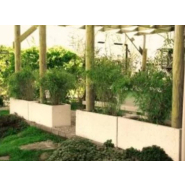 Jardinière rectangulaire Ramses en béton armé - autostable avec option antigraffiti_2