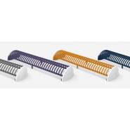 Parking à vélos droit Riccio - acier galvanisé thermolaqué avec piètements en béton ou sur platine - City design_2