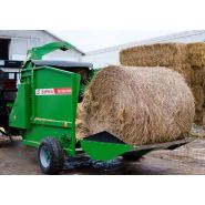 Pailleuse agricole SIPMA RB 1200/1500 KRUK - paillage jusqu'à 14 m - pour balles cylindriques et rectangulaires_2