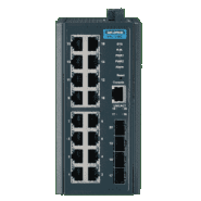 Switch ethernet industriel 16 ports 10/100Mbps + 4 SFP - Administrable - MTBF 1M heures - EKI-7720E-4FI-AU_2