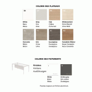 Table de réunion design X5 - Officity - Non, Anthracite, Béton_2