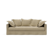 Canapé-lit design Pascala Innovation Living - Convertible 200x140 cm - Tissu Vivus Dusty Sand_2