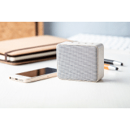 Enceinte Bluetooth - boîtier en paille de blé - pile rechargeable - lecture USB et micro SD_2