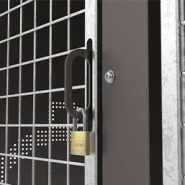 Abri vélos sécurisé - capacité jusqu'à 6 vélos - structure acier galvanisé - modèle L_2