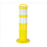 28640 - Poteau de signalisation avec balise modulable rétroréfléchissante - chaînes incluses et hauteur ajustable_2