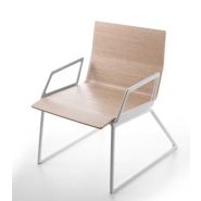 Banc ILDU avec finitions en chêne naturel