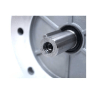 Moteur électrique monophasé 220V 1,1kW - 1000tr/min - Bride B35 - Trous lisses à pattes - ALMO CML90L6B5_2