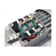 Moteur électrique triphasé 230/400V 5.5kW 1000tr/min - Bride B35 trous lisses à pattes - ALMO IP55 IE1_2