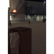 01075 - corbeille à papiers + cendrier fraktal moove - amop - 45 l_2