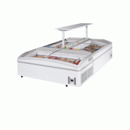 Bac réfrigéré bi-température BAKECO Blanc - avec couvercles coulissants, éclairage LED, volume utile 400 L à 750 L_2