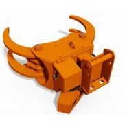 Grappin coupeur forestier Axer 650 S - diamètre de coupe max 600 mm - ouverture max 1000 mm - pour pelleteuse de plus de 12 t_2