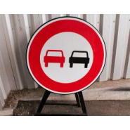 Panneau prescription temporaire BK3 - interdiction de dépasser - rétroréfléchissant_2