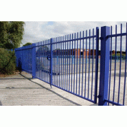 Portail battant biseauté - 8000 / 2500_2