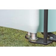 Table surbaissée à 4 courroies de l'enrubanneuse RW 1110