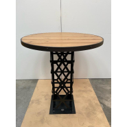 Table sur mesure - Mange debout - Pour intérieur ou extérieur - Metal Eure_2