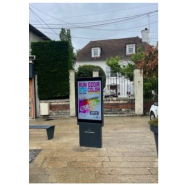 Totem lumineux outdoor LCD d'informations - haute luminosité - affichage digital moderne_2