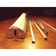 Kakémono roll-up double face - 85, 100 ou 120 cm - Enrouleur aluminium robuste et économique_2