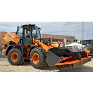 Balai Bergamini compatible avec appareils de chantier comme Fenwick ou Manitou