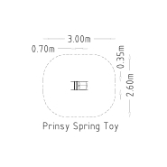 Jeu sur ressort Prinsy 1 place - réf 8044703 - Hags - Vert - Fondation à enterrer_2