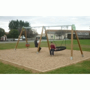 Balançoire nid d'oiseau pour enfants - conforme norme EN 1176:2008 - personnalisable - accessible de 3 à 12 ans_2