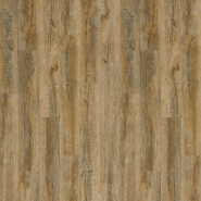 Wallart planches d'aspect de bois chêne de récupération marron vintage 432697_2