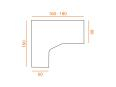 Bureau compact KIRO sur caisson - Deskissimo_2