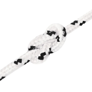 Vidaxl corde de bateau tressé blanc 8 mmx25 m polyester 152766_2