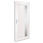 Vidaxl porte d'entrée anthracite 98x208 cm pvc 3157104_2