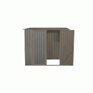 Abri jardin métal - aspect bois vieilli - 3,17 m² - gris 75_2
