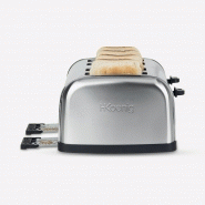 TOS14 - Grille-pain toaster 4 tranches en acier inoxydable - H.Koenig - 1500W, 7 niveaux de brunissage_2