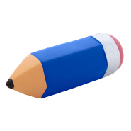 Balle anti-stress en forme de crayon - couleur bleue - 20,8g_2