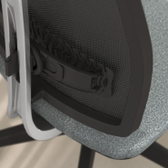 Fauteuil de direction  - Dossier en maille, Appuie-tête réglable - LED_2