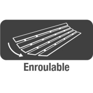 Tapis d'accueil QUICK ALU - bandes en fibres polypropylène et profilés aluminium brut - usage fréquent_2