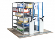 Rayonnages sur base mobile - solution idéale pour archives et milieu industriel - jusqu'à 80% de capacité de stockage en plus_2