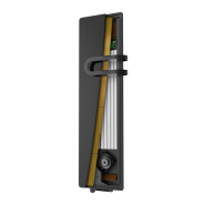 CAMPAVER BAINS Nativ Radiateur connecté 700W + Soufferie 800W Verre massif Noir astrakan - Intuis - K165125_2