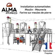 Moulin à meule de pierre 50 kg/h, Alma Pro