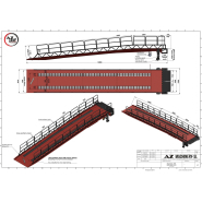 Rampe pour transpalettes et gerbeurs AZ RAMP STAR OTC Cat.1 - usage industriel et formation CACES_2