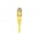Cordon RJ45 CAT 5e F/UTP jaune - 0,15 m - Blindé aluminium/cuivre - Normes ANSI/TIA 568 et ISO 11801_2