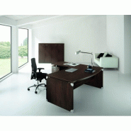 Bureau d'angle X time Stop avec retour - Quadrifoglio. - 160, Wenge, 2 tiroirs_0