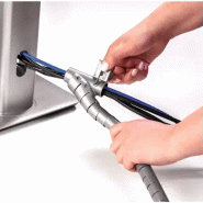 Fellowes CableZip Sol Tube flexible de cble Argent 1 pièce(s)_2