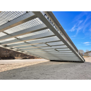 Rampe de quai mobile galvanisée AZ Ramp Prime XS - Achat ou location - Capacité de 6T à 10T - Modèle minimaliste et économique_2